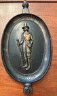 Vintage Colonial Couple Wall Plaque Decor Coppercraft Guild Dart 4777 A   B Set