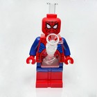 9  Red   Blue Web Mask Block Figure Water Pipe Bong Glass Hookah Smoking Tobacco