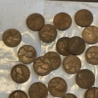1919-p Roll Lincoln Cent - Good Date  - Average Circulated - Roll  50 Coins  - 2