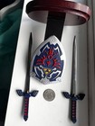 Legend Of Zelda Master Sword   Hylian Shield Replica Metal Blade Display Set