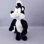 Vtg 1995 Pepe Le Pew Poseable Plush 16  Stuffed Warner Bros Studio Store Cartoon