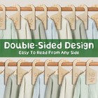 Itdyb Baby Closet Dividers For Clothes Organizer - Set Of 8 Wooden Double-si   