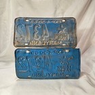 1969 Maryland Truck License Plate 4372 Vehicle Tags Exp 4-30-69