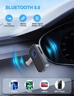 Comsoon Bluetooth Receiver For Car  3 5mm Aux Bluetooth Car Adapter