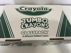 Crayola Jumbo Crayons Classpack Bulk School Supplies 8 Colors Qty 184 New