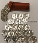  20  Washington Quarters From Obw Roll Estate 1932-1964 Ch-gem Bu Unc 90  Silver