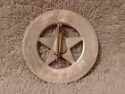Vintage U s  Marshal Badge Pin W  Star Silver Tone Slightly Curved  B-96