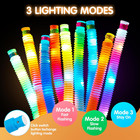 18 Pack Glow Sticks Party Favors For Kids  Light Up Pop Tubes Glow Necklaces Bra