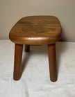 Vintage Wooden Stool Handmade Woodwork Foot Rest Rustic