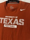 Nike Mens University Of Texas Football Longhorns Xxl Burnt Orange Dri-fit Shirt
