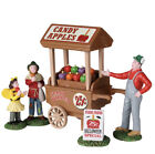 Lemax Candy Apple Cart  -holiday Village Carnival -5 Piece Set  Spooky Town