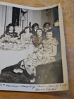 Rare Old Vintage Photo Pretty Ladies Around Dinner Table Party Fashion Hat