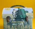 Collectible Advertising John Deere Tractors 2012 Empty Lunch Tin Box Steel Nos