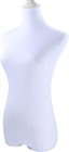 White Fabric Mannequin Cover  Soft Stretchy Dressmaker Form Display Jacket