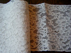 Antique French 1900 Alencon Lace Trim Mesh Lace Label 2 5y Long  X 5 wide