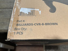 8    Go Sports Pool Table Cover - Brown Leatherette 56   x100   x8    New Open Box