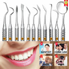 Dental Tools  Dental Pick For Teeth Cleaning  Stainless Steel Hygiene Kit With