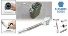 5 28 Gal Stainless Steel Long-nose Fuel Spout For Nato Jerry Cans