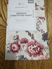 Pottery Barn Baby Eleanor Floral Organic Crib Fitted Sheet New