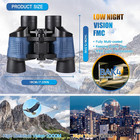 Adult Night Vision Binoculars 60x60 1000m Professional Waterproof High-power Opt