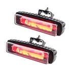 Led Forklift Safety Light 30w 2pack Red Warehous Warning Lights 10-80v Dc 