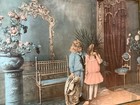 Rare Antique Hallen   Weiner Retriever Dog Duck Hunt Chromolithograph No 197