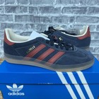 Adidas Gazelle Indoor Ink Ruby Wonder White Shoes Jh5404 Mens 9 5   Womens 10 5