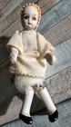 Vintage Miniature Dollhouse 1 12 Girl Doll Porcelain Bisque Hand Painted