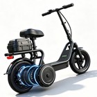 Aovopro Electric Scooter With Seat 28miles 22mph 14  Foladable Commuting Scooter