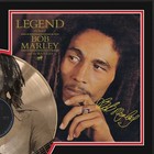 Bob Marley Legend Custom Etched Reproduction Signed Lp Display