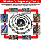 55 Inch High Limb Rope Saw With 70 Sharp Teeth  Effortless 360   Arborist Tree Li