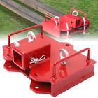 Dual Forklift Trailer Hitch Attachment - Fits 5 5  Wide - Fits Trailers