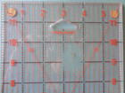 Fiskars 12  X 6  Acrylic Quilting Ruler  Used