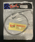 Nos Pair Of 02-07 H-d Flhri Barnett Braided Stainless  6 Throttle   Idle Cables