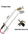 Propane Torch Weed Burner Kit propane Tank Flame Torch With 3 Nozzles And 6 2 Ft