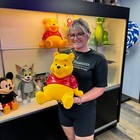 Disney Velvet Winnie The Pooh Special Edition Piggy Bank Statue