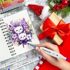 Alcohol Markers Set 80 Colors - Coloring Markers For Adult Coloring Books Profes