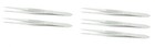 5 Stainless Steel Splinter Forceps Tweezers Fine Point 4 5  Surgical Instrument