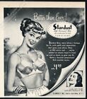    nos  1950s Vtg Stardust Nude Strapless Bullet Bra Usa Womens 32a 32b 34a 34b   