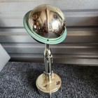 Vintage Destination Moon Mechanical Coin Bank Model 1000 Midcentury Rocket Metal