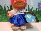 Around The World  Israel  - 5  Russ Troll Doll - New In Original Bag