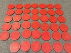 52 Golden Bank Club 10 Cent Poker Chips - Vintage