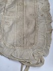 Antique 19th C Ladies Lace Embroidered Ruffled Bonnet Cap W  Size Adjusters 
