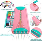 Friendship Bracelet Making Kit Thread Beads Craft Maker Board Set For Kids