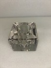 Large Vtg Or Antique Glass   Crystal Inkwell Ink Pot
