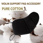 Cashbeat Comfortable 4 4-3 4 Violin Chin Shoulder Rest Pad  Pure Cotton Black 
