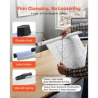 Uimoso 30-inch Blueprint Hanging Clamps  6-pack Binding Strips For Storage