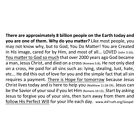 Your Life Matters   Gospel Tracts   Business Card Size   Pack Of 50