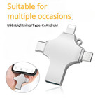 Usb 3 0 Flash Drive 128gb Type C Memory Photo Stick For Iphone Android Ipad Lot