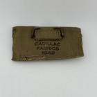Vintage 1942 Wwii Us Army First Aid Pouch Dated Cadillac Fabrics Ww2 Khaki